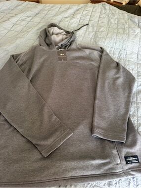 Fish Hippie Grey Hooded Pullover Sweatshirt NWT Size 2XL